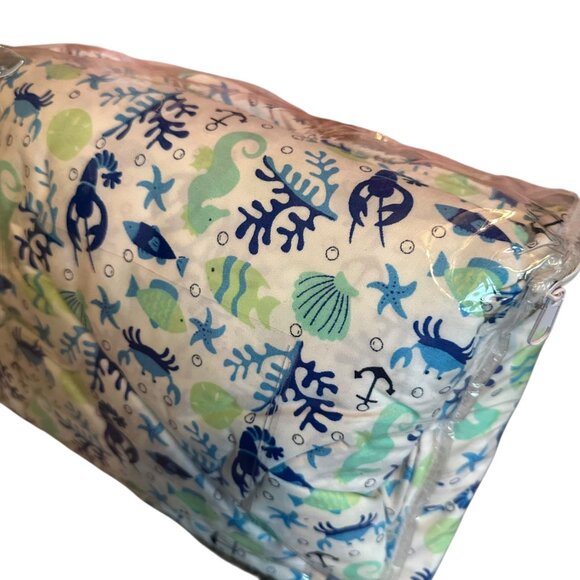 Coastal Collection Ocean Sea Nautical Print Sheet Set Queen Four Piece NIP NEW - Picture 6 of 8